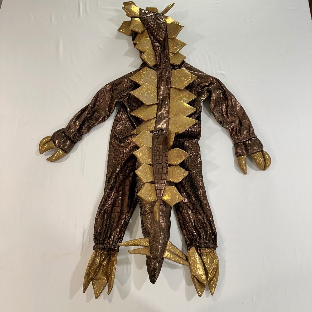 Princess Paradise Unisex Toddler Dragon Dinosaur Costume 12/18M Bronze Metallic